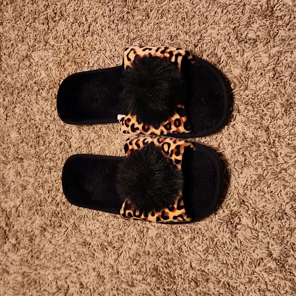 Leopard Slippers